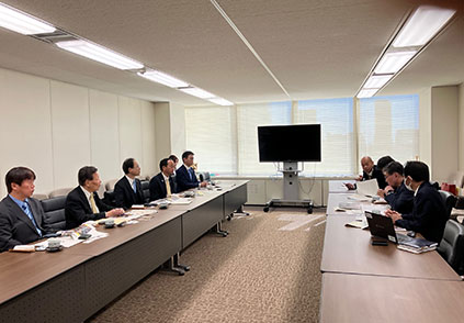 NHK渋谷本局へ大友氏大河ドラマ化についての陳情　佐藤県知事、西岡臼杵市長、石川津久見市長、牧推進協会長、秋吉大分神奈川県人会長ら訪問（2月2日・東京）